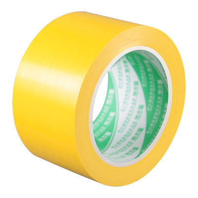 접착성 경로 PVC 바닥 테이프 안전 경고 48mm 표시 사용자 지정