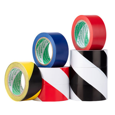 흰색 검은색 PVC 테이프 50mm 경로 표시 RoHS 인증