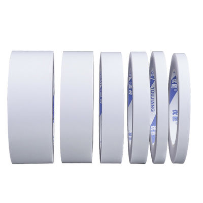 높은 강성 쌍면 튜브 테이프 롤 화이트 페이퍼 72mm
