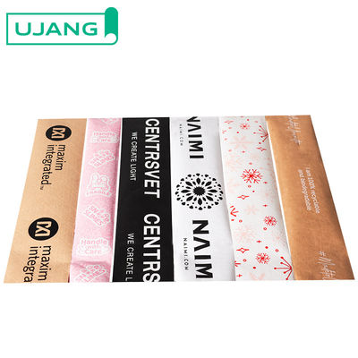 환경 친화적 인 사용자 지정 로고 인쇄 된 자기 접착력 크래프트 종이 테이프 포장 테이프