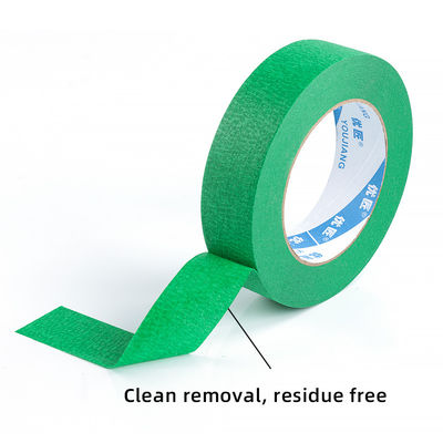 맞춤형 크기 강한 접착성 벽 스프레이 페인터 마스킹 크레프 종이 테이프