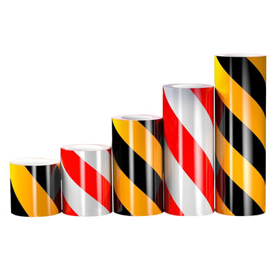 방수 고 가시성 적색과 노란색 산업 표시 테이프