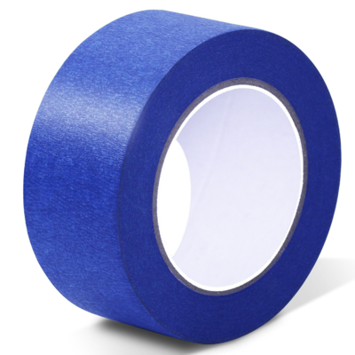 14 일 UV 저항 파란색 크레프 종이 페인터 날카로운 라인을위한 마스킹 테이프